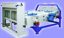Rice processing cleaner